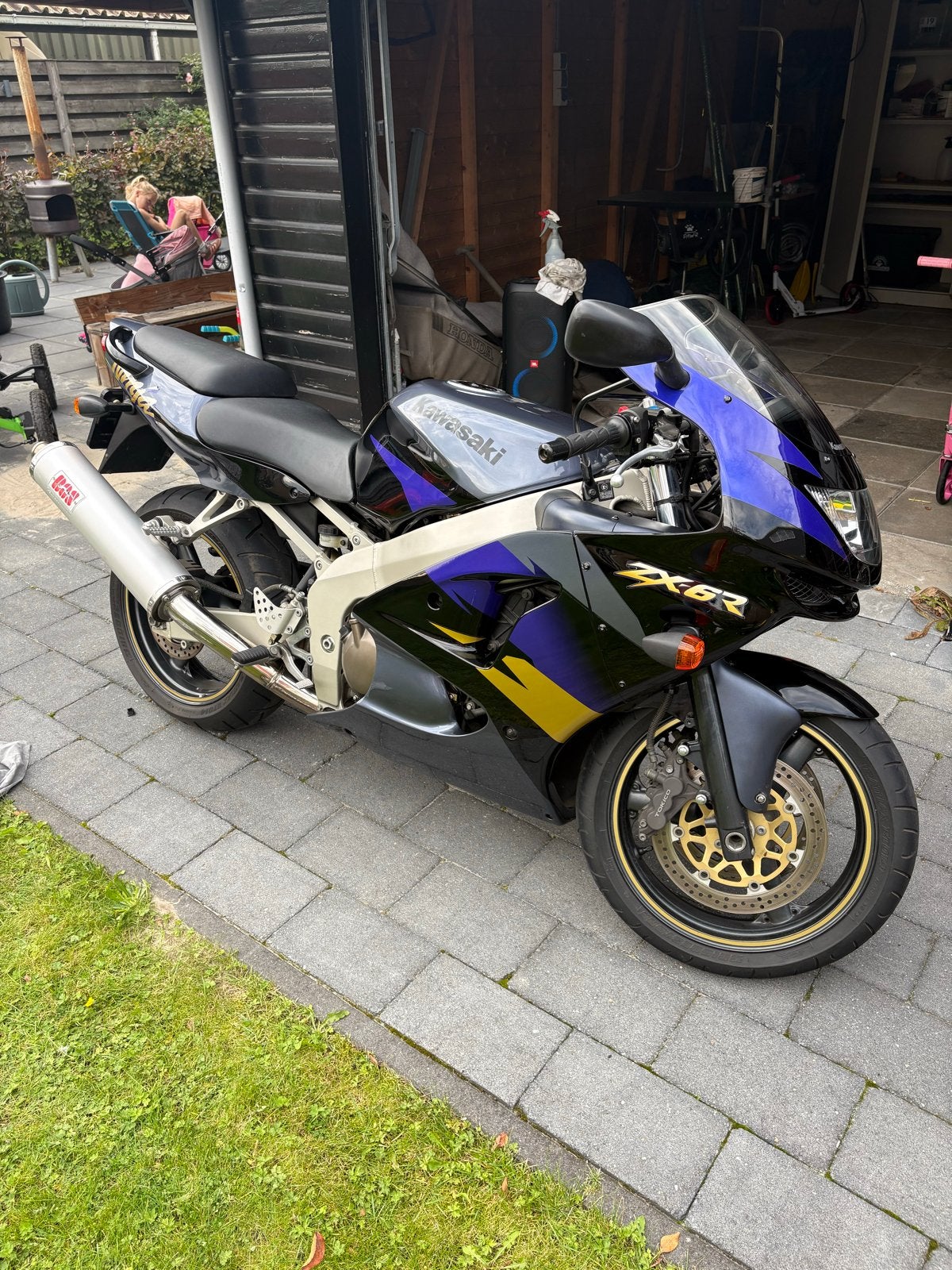 Kawasaki ZX-6R Ninja - Sportieve motorfiets, Sportuitlaat, Gebruikt, Super Sport, Particulier
