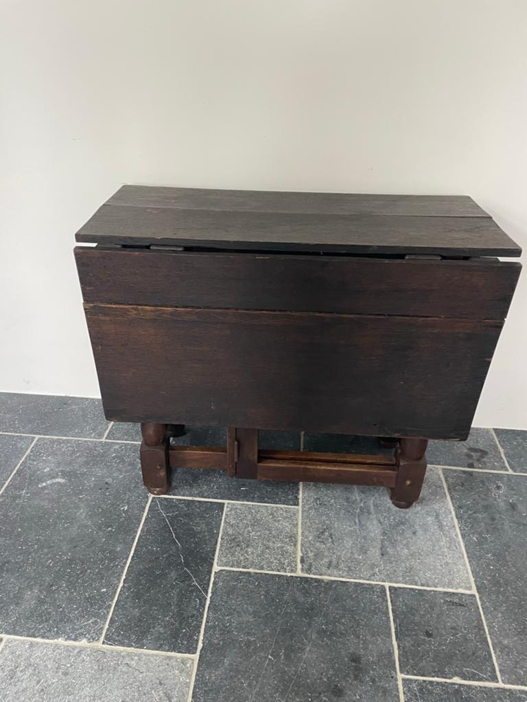 Antieke hangoor Tafel - Opklapbaar Eikenhout, Ophalen
