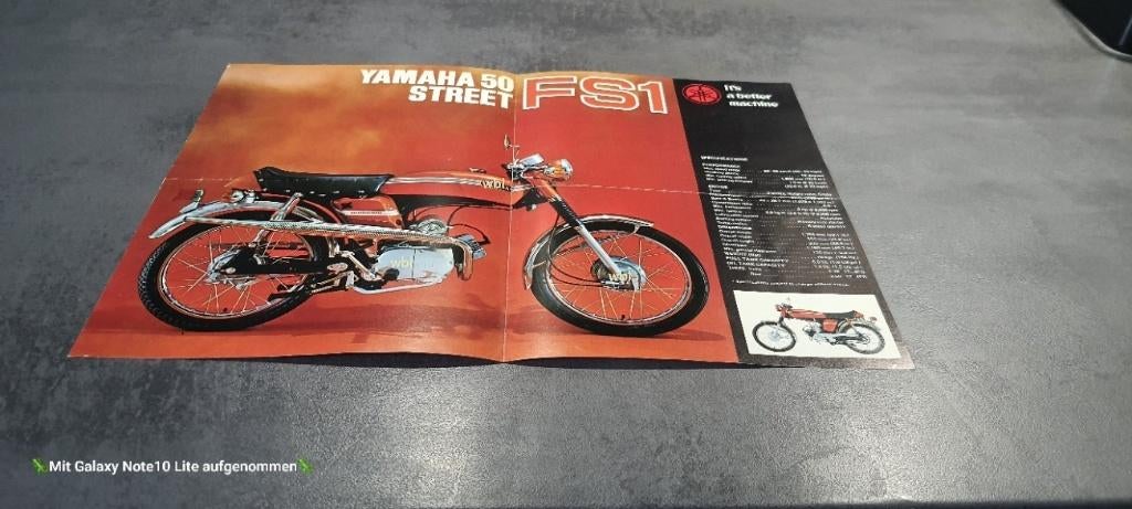 Yamaha FS1 brochure, Verzenden, Gebruikt