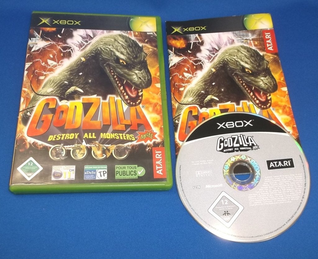 Godzilla Destroy All Monsters Melee (Xbox), Avontuur en Actie, Gebruikt, Verzenden, 3 spelers of meer