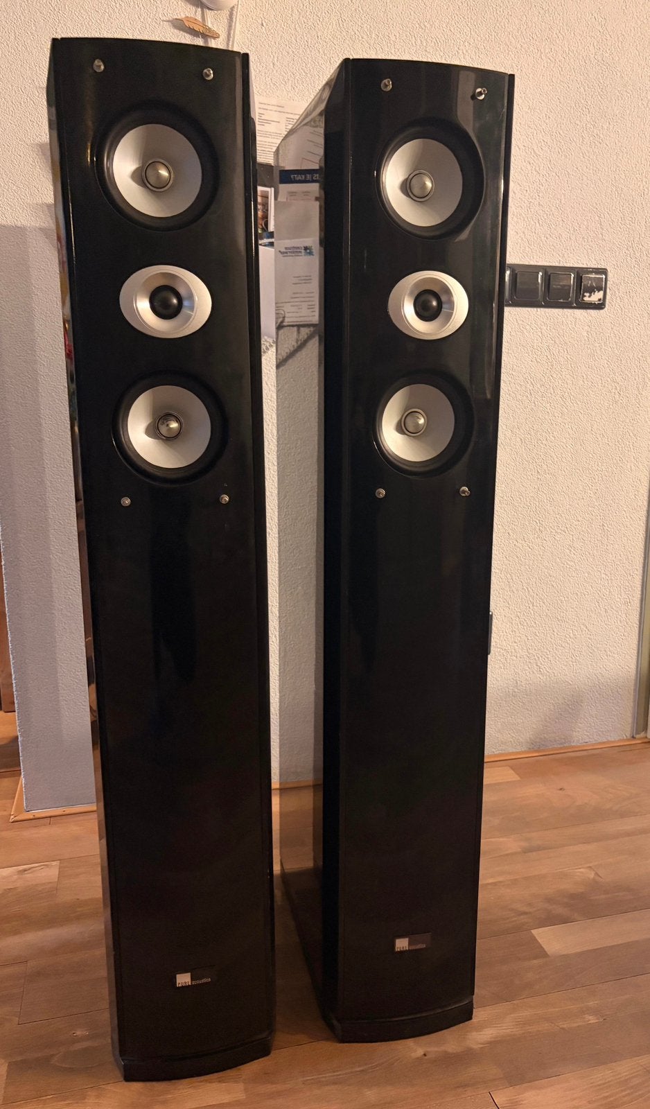 Pure Acoustics Dream 77 F vloerstaande luidsprekerst, Stereo speakers, Gebruikt, Ophalen, 150 watt of meer