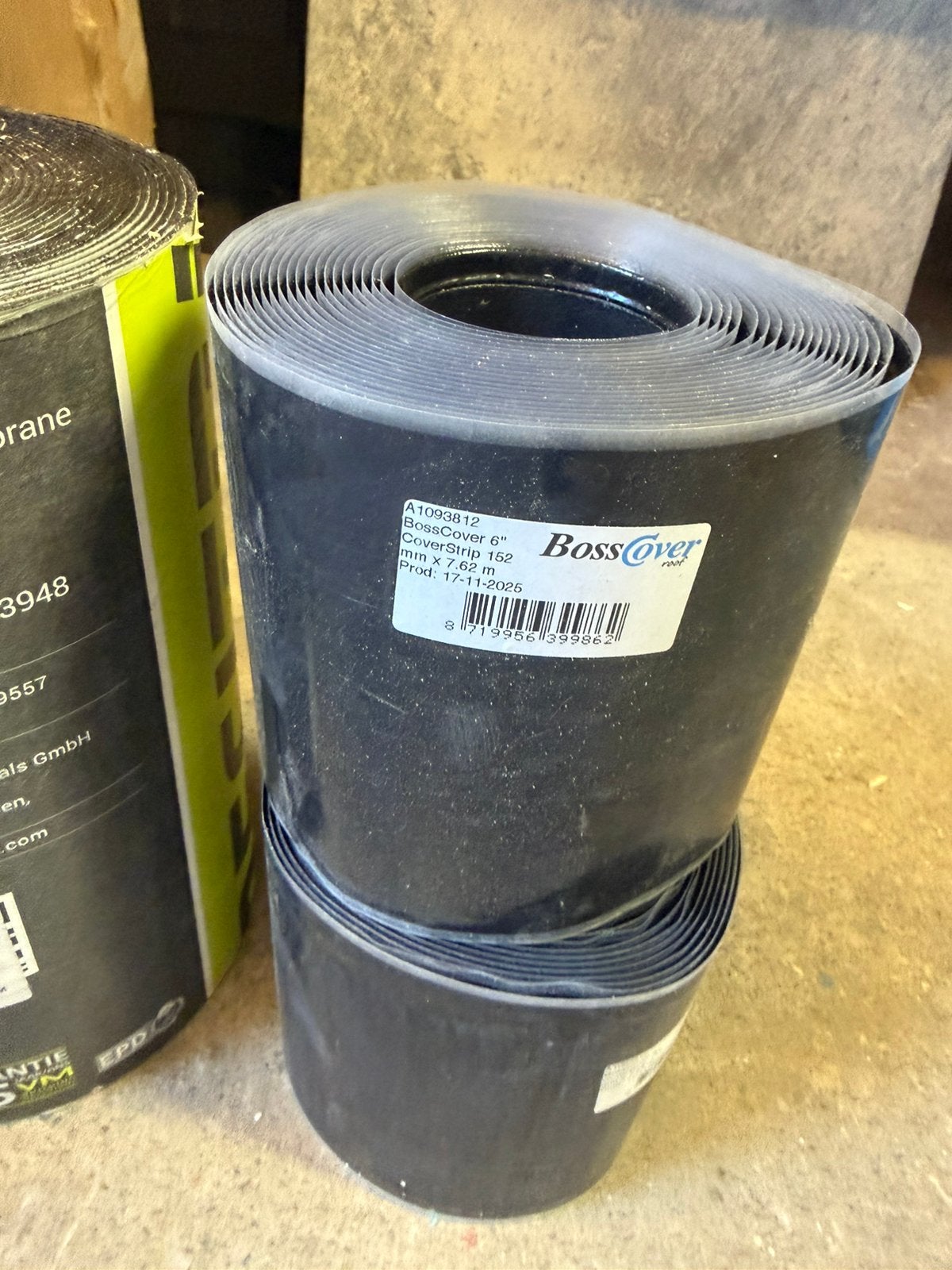 Coverstrip Nadentape 15 cm x 7.62 m, Ophalen, Overige materialen, Zwart, Overige typen