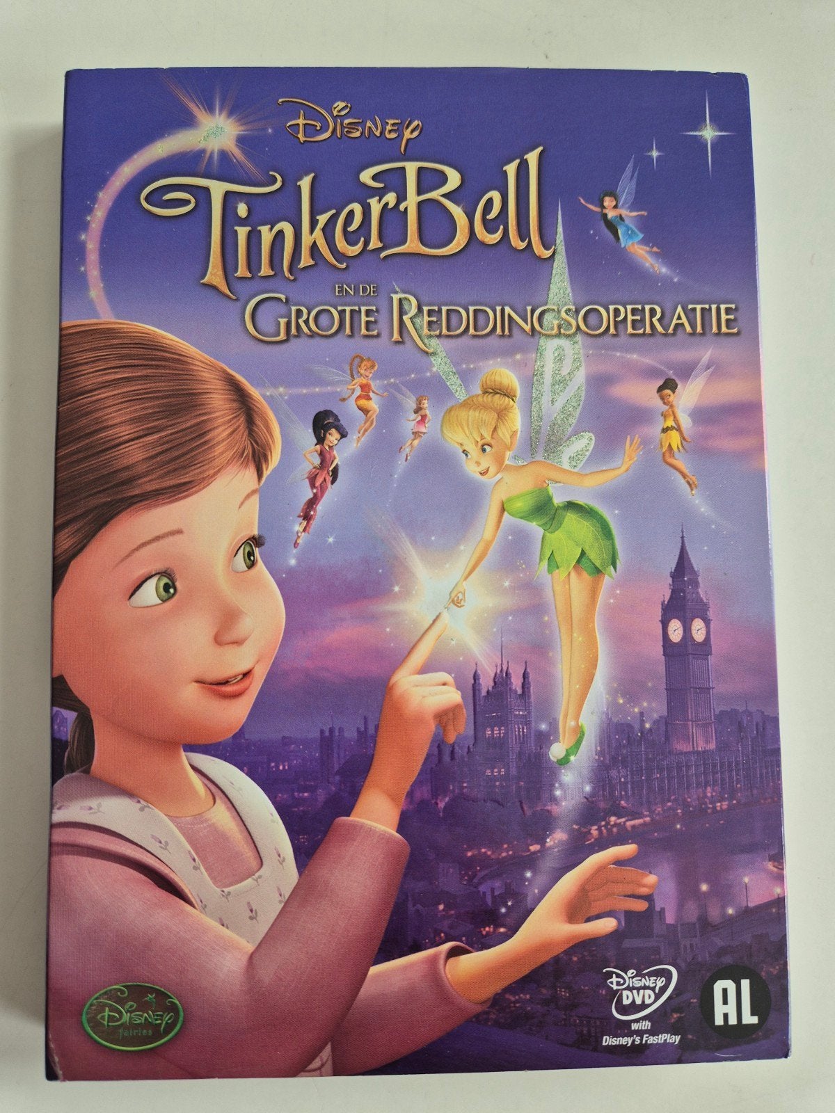 Disney TinkerBell en de Grote Reddingsoperatie DVD, Avontuur, Alle leeftijden, Ophalen of Verzenden, Zo goed als nieuw