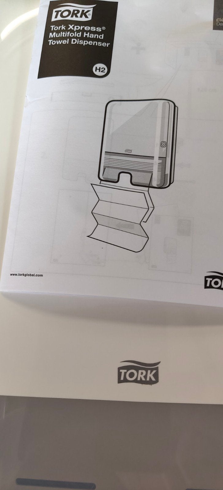 Tork H2 Xpress Multifold Handdoekdispenser - Nieuw, Ophalen of Verzenden