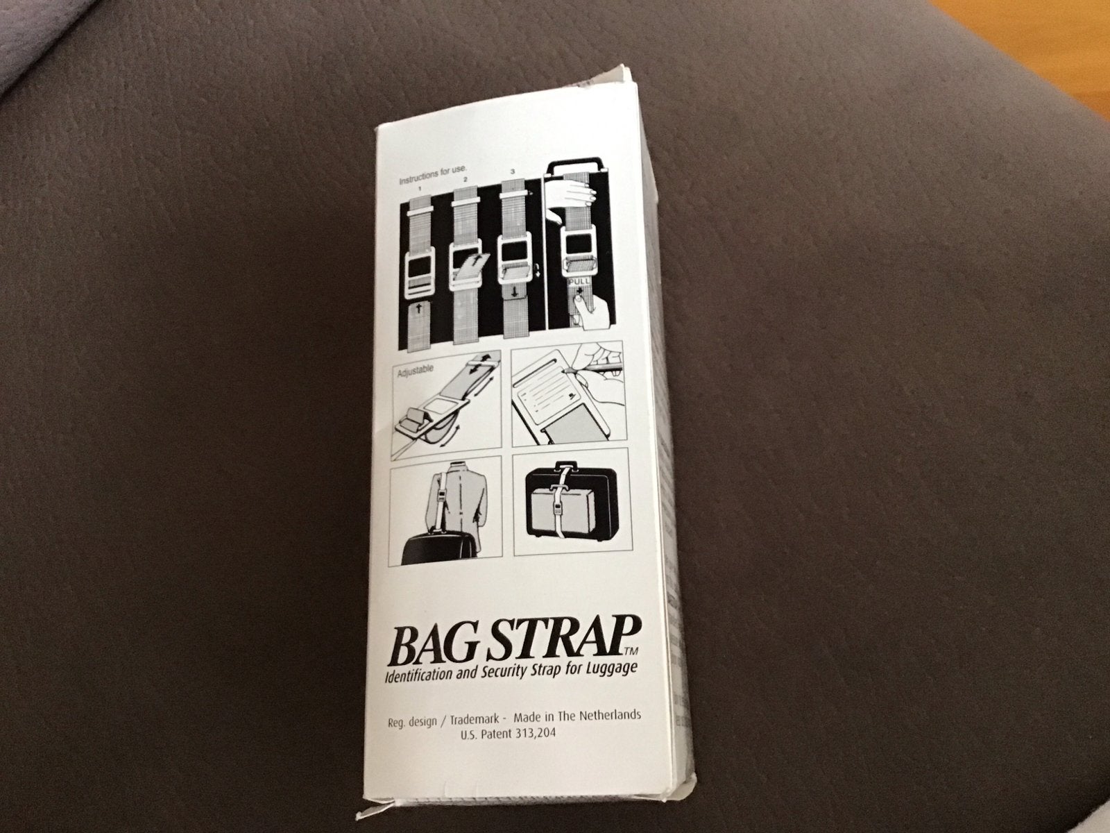 Bag Strap - Bagageband voor identificatie en veiligheid, Sieraden, Tassen en Uiterlijk, Blauw, Minder dan 40 cm, Nieuw, Minder dan 35 cm