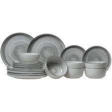 Serviesset 6 personen 24 delig Baltic Grey, Nieuw, Ophalen of Verzenden, Overige stijlen, Aardewerk