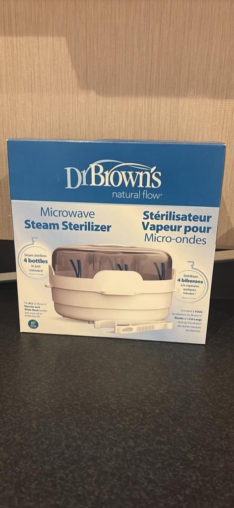Dr. Brown’s Microwave Steam Sterilizer – Zo goed als nieuw, Ophalen of Verzenden, Zo goed als nieuw