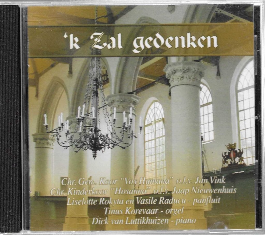 Chr. Gemengd koor Vox Humana - Jan Vink - 'k Zal gedenken, Koren of Klassiek, Ophalen of Verzenden, Zo goed als nieuw, Inclusief doosje