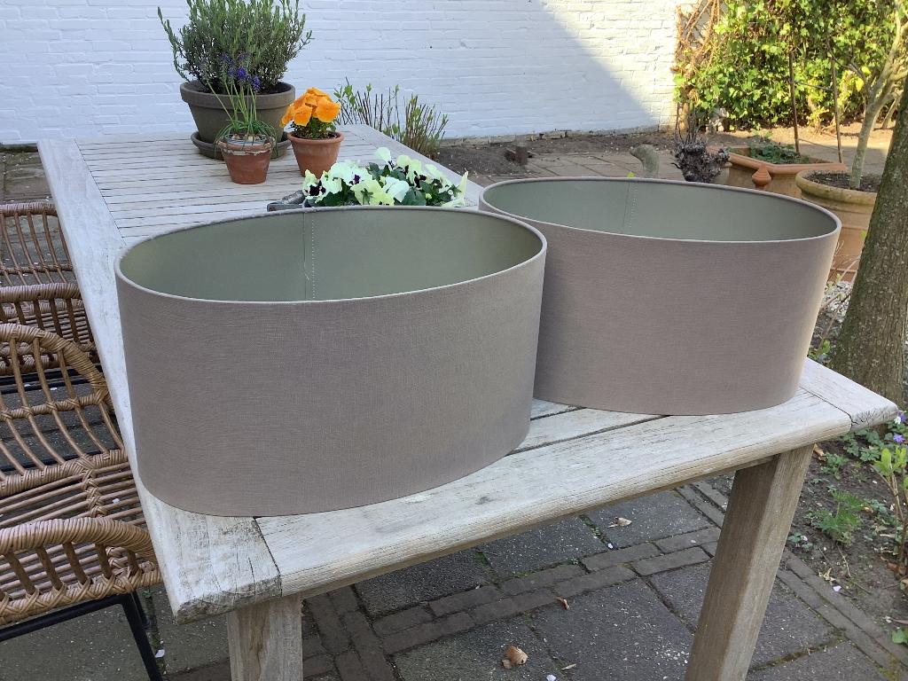 Ovale lampenkappen, Ophalen, Gebruikt, 25 tot 50 cm, Ovaal