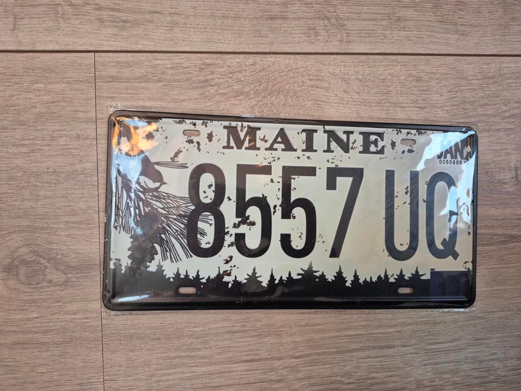 Nummerbord USA, Antiek en Kunst, Ophalen of Verzenden