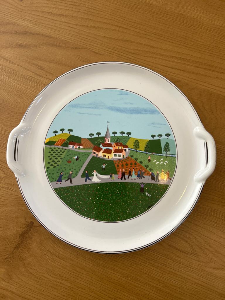 Villeroy & Boch Design Naif serveerschaal met handvatten, Ophalen, Overige stijlen, Porselein, Schaal of Schalen