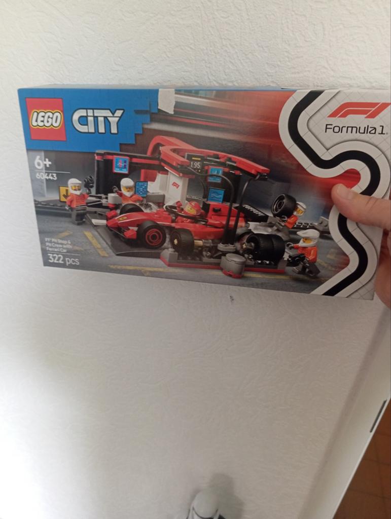 LEGO City Formule 1 Pitstop & Raceauto (60443), Ophalen of Verzenden, Nieuw, Overige merken