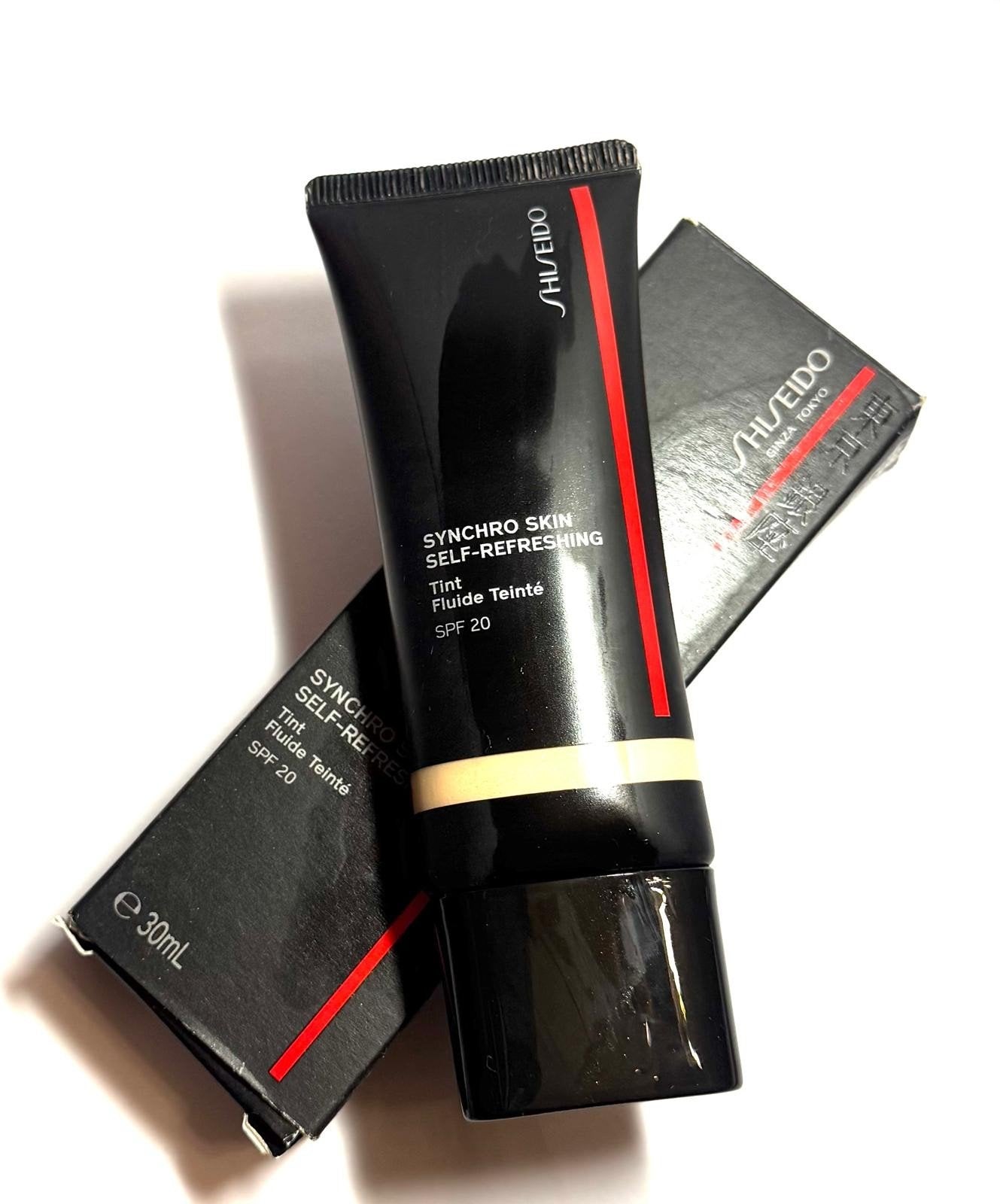 shiseido synchro Skin Foundation 125 fair, Ophalen of Verzenden, Nieuw, Gehele gezicht, Camouflage