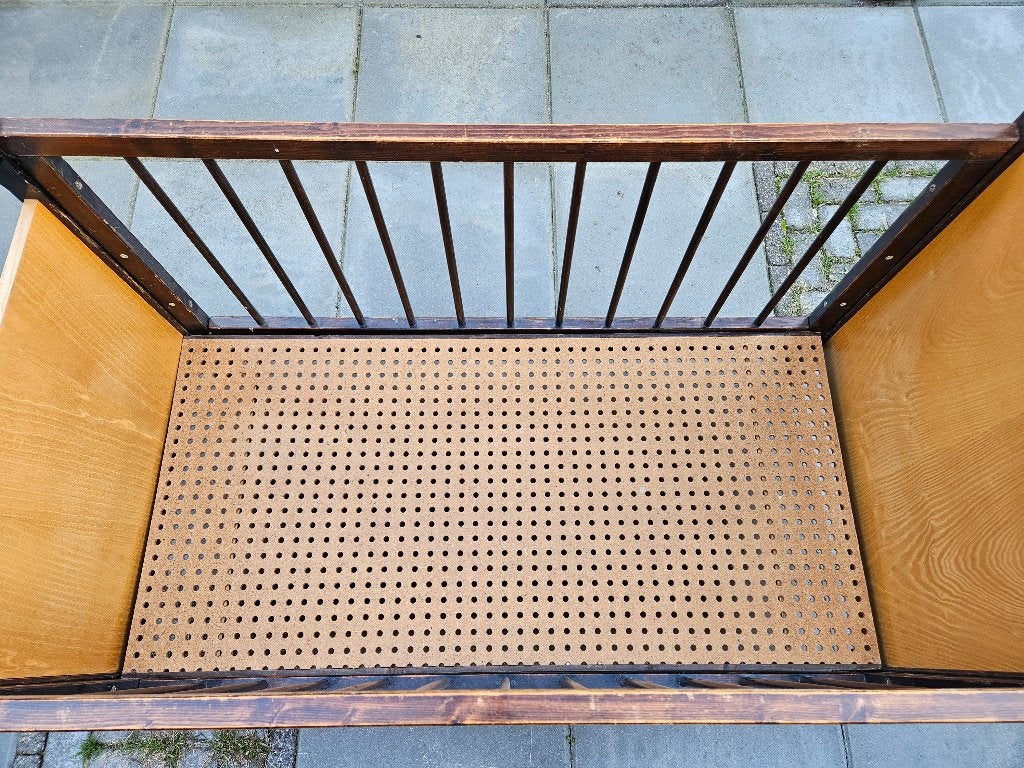 Baby kinder ledikant bed Retro, Ophalen, Gebruikt, Ledikant