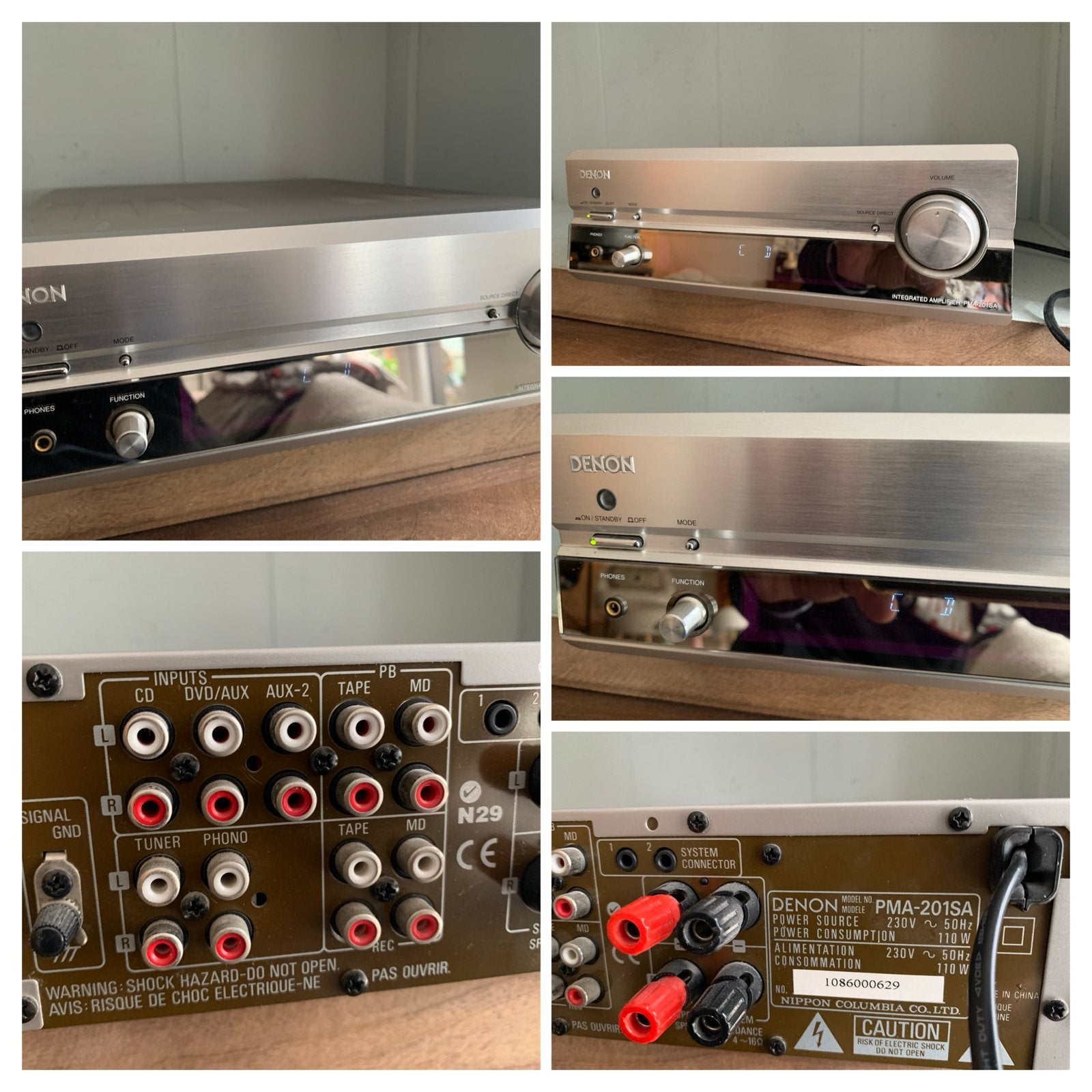 Denon Pro Audio PMA-201SA Geïntegreerde Amp - Nieuwstaat, Audio, Tv en Foto, Versterkers en Receivers, Gebruikt, Denon, Ophalen of Verzenden