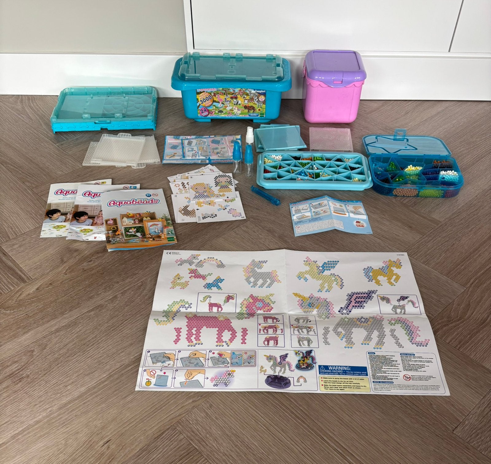 Diverse sets Aquabeads en heel veel kralen, Ophalen, Overige thema's, Nieuw, Meerkleurig