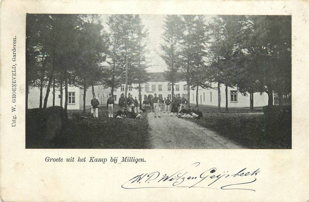 388-273-007 Groete uit het Kamp bij Milligen, Verzenden, Voor 1920, Gelderland