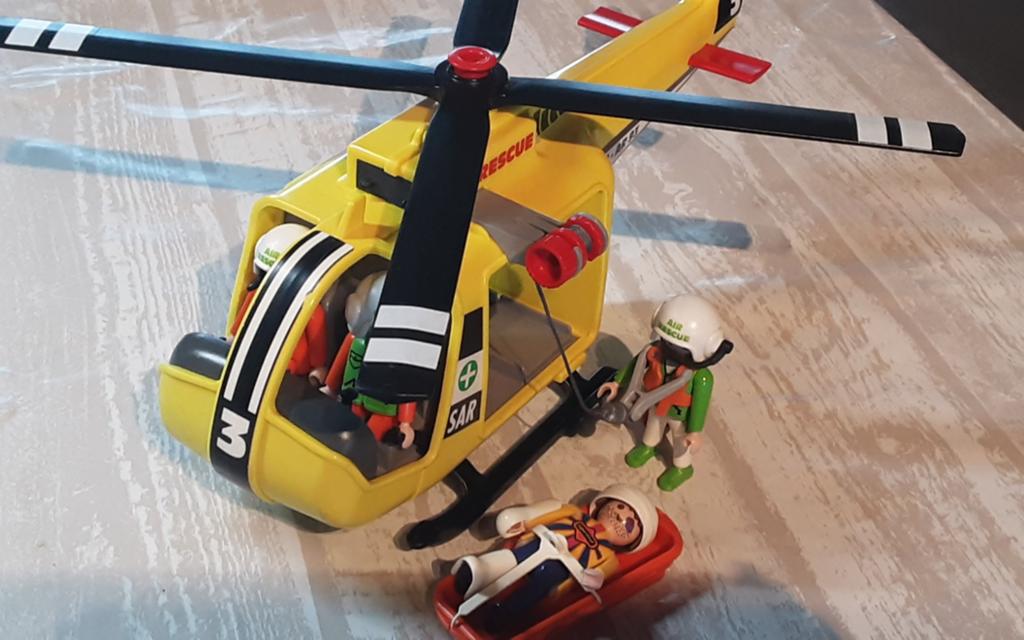 3845 trauma helikopter, Ophalen of Verzenden, Zo goed als nieuw, Complete set