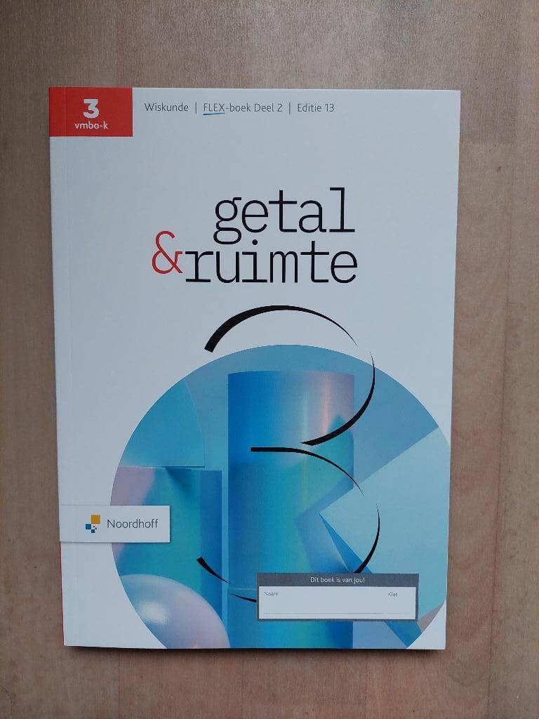 Getal & Ruimte wiskundeboeken klas 3 vmbo-k, Nieuw, Ophalen of Verzenden, Noordhoff Uitgevers, Beta