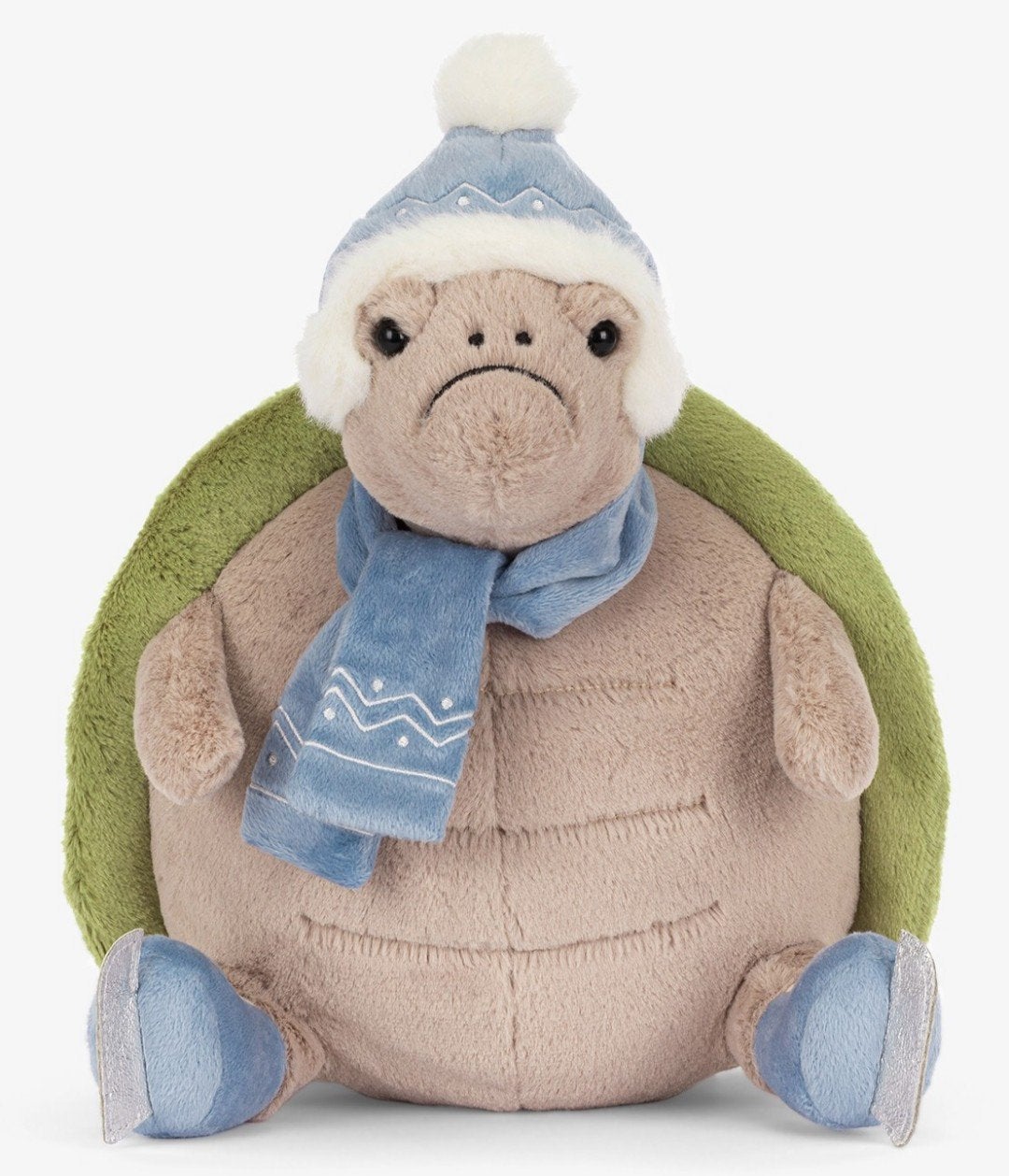 Jellycat Grumpy Schildpad Winter, Jellycat, Overige karakters, Overige typen, Nieuw