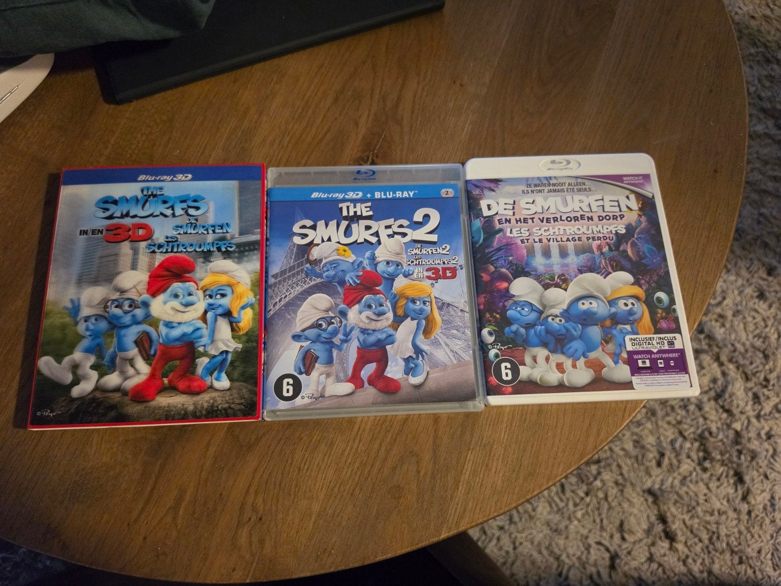De Smurfen Blu-ray Collectie (3 films), Ophalen of Verzenden, Zo goed als nieuw, Filmcollectie, Inclusief digitale kopie