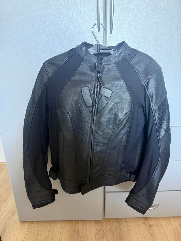 Leren motor rijjas Rev’it!, Ophalen of Verzenden, Tweedehands, Jas | leer