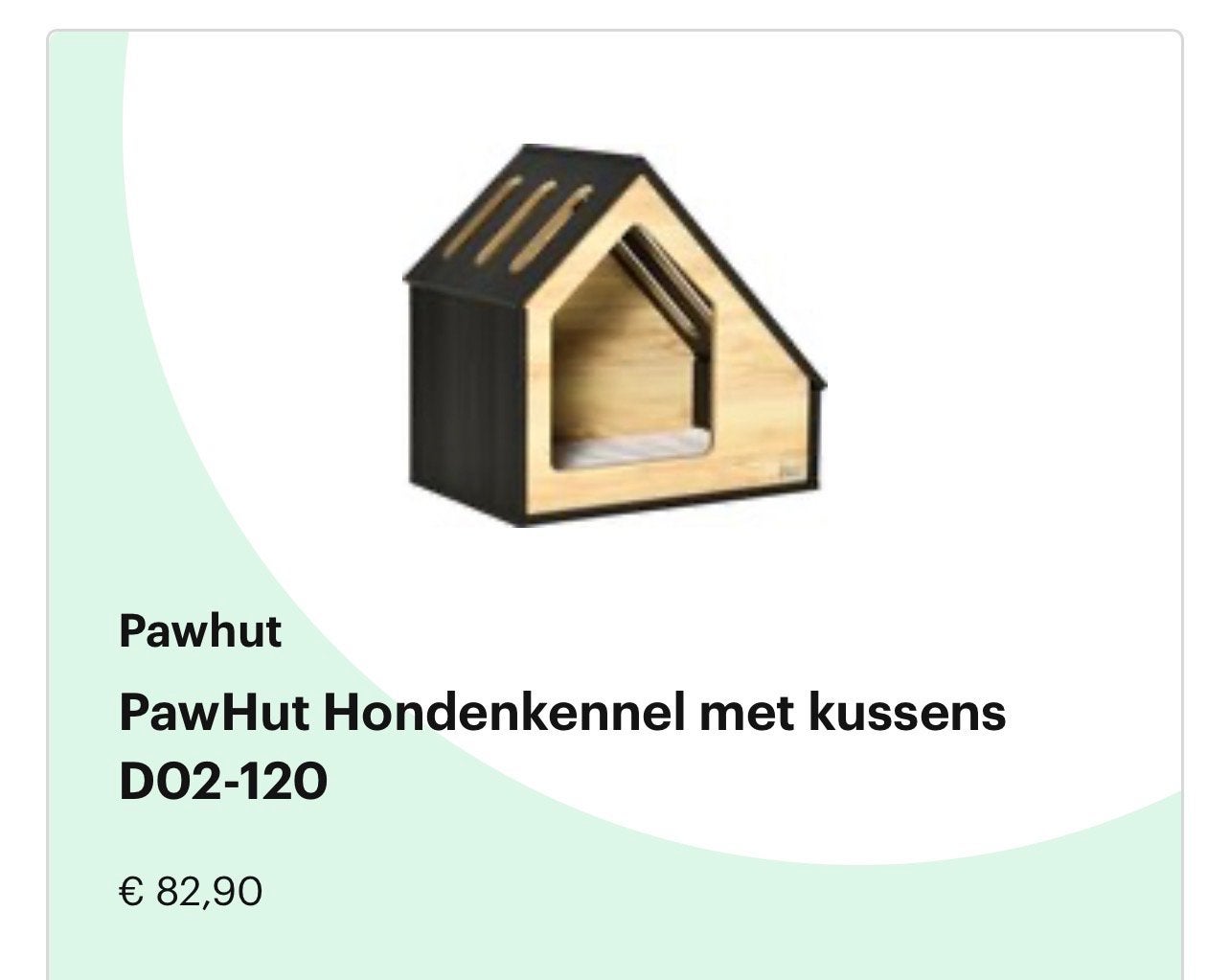 Dog huis, Ophalen, Hondenkennel, Minder dan 65 cm, Zo goed als nieuw