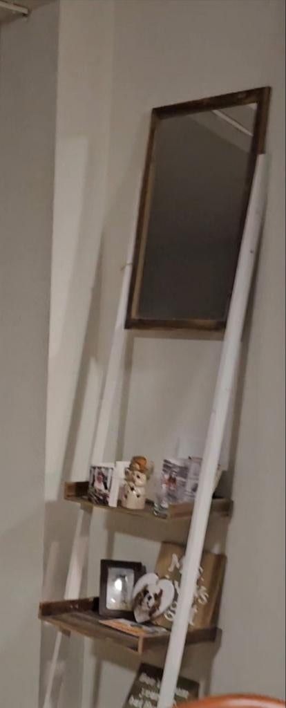 Wandrek met spiegel - Etten-Leur, Huis en Inrichting, Woonaccessoires | Spiegels, Ophalen, Minder dan 50 cm, Gebruikt, 150 tot 200 cm