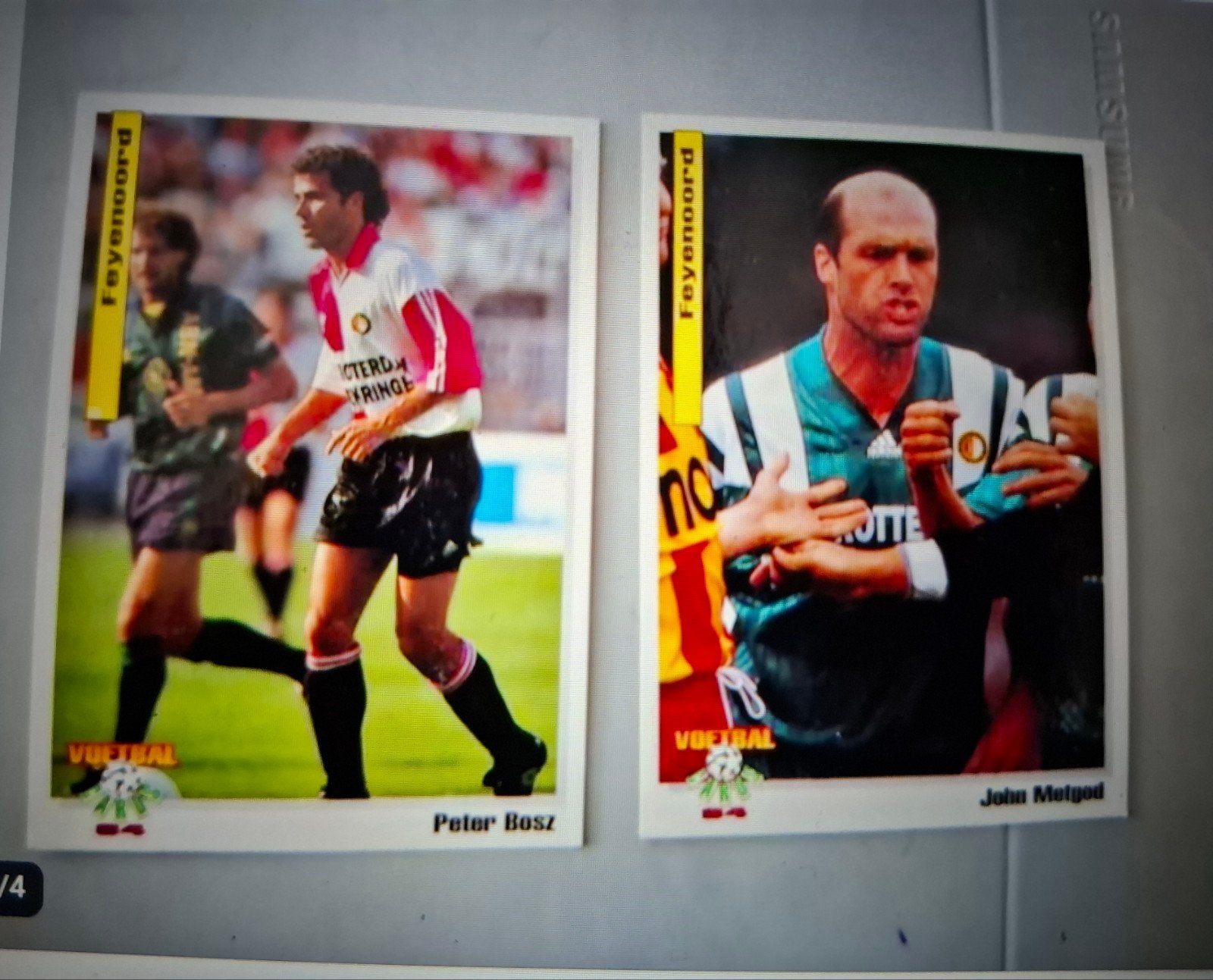 4 x kaartjes Feyenoord 94, Ophalen of Verzenden, Nieuw, Feyenoord, Poster, Plaatje of Sticker
