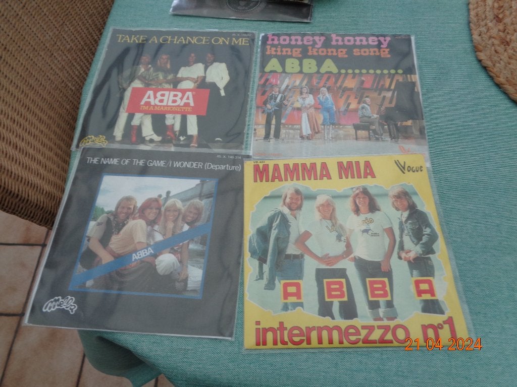 ABBA en Frida 7 inch vinyl singles collectie (8 stuks), Cd's en Dvd's, Fotohoes, Ophalen of Verzenden, Zo goed als nieuw, 7 inch
