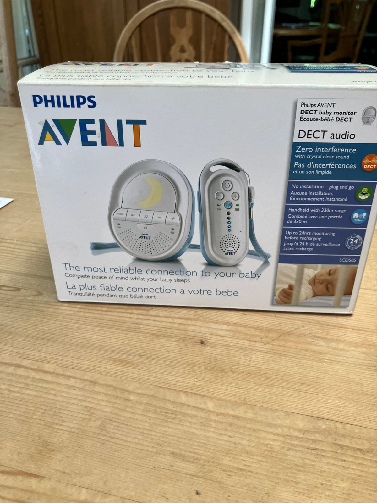Philips AVENT DECT Babyfoon SCD506/01, Kinderen en Baby's, Babyfoons, Ophalen of Verzenden, Zo goed als nieuw, 250 meter of meer