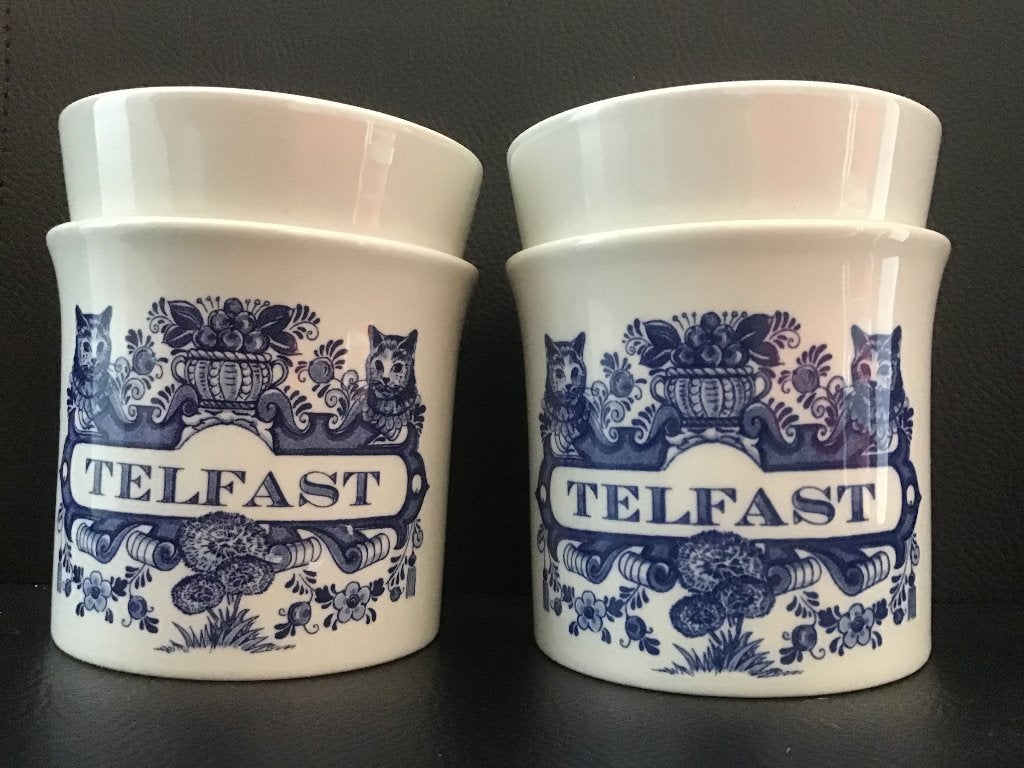 Delfts blauw - apothekerspotten Plateelbakkerij Schoonhoven, Antiek en Kunst, Antiek | Keramiek en Aardewerk, Ophalen of Verzenden