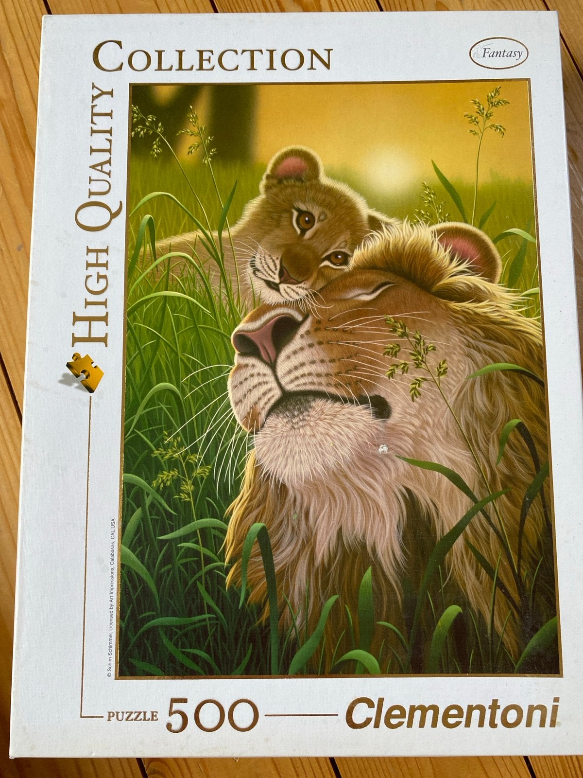 Clementoni Fantasy Leeuwen Puzzel 500 stukjes, Ophalen, 500 t/m 1500 stukjes, Gebruikt, Legpuzzel