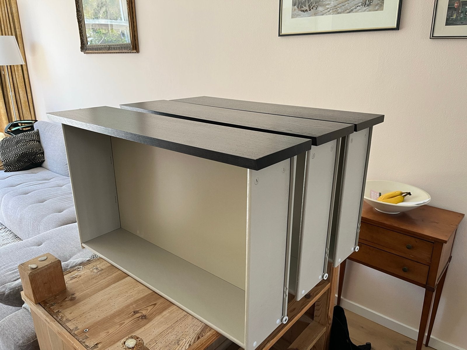 IKEA Malm ladekast met 3 lades, zwartbruin, Ophalen, Gebruikt, 3 of 4 laden, 25 tot 50 cm