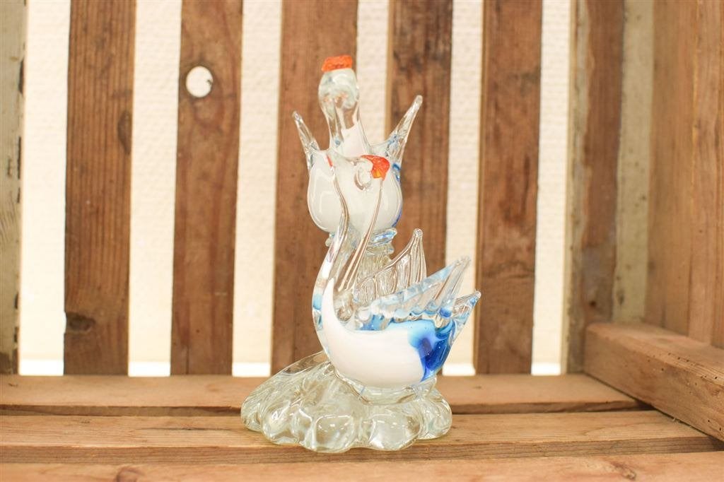 Murano glazen beeld van Ganzen/Zwanen 49709, Ophalen of Verzenden, Gebruikt, Dier