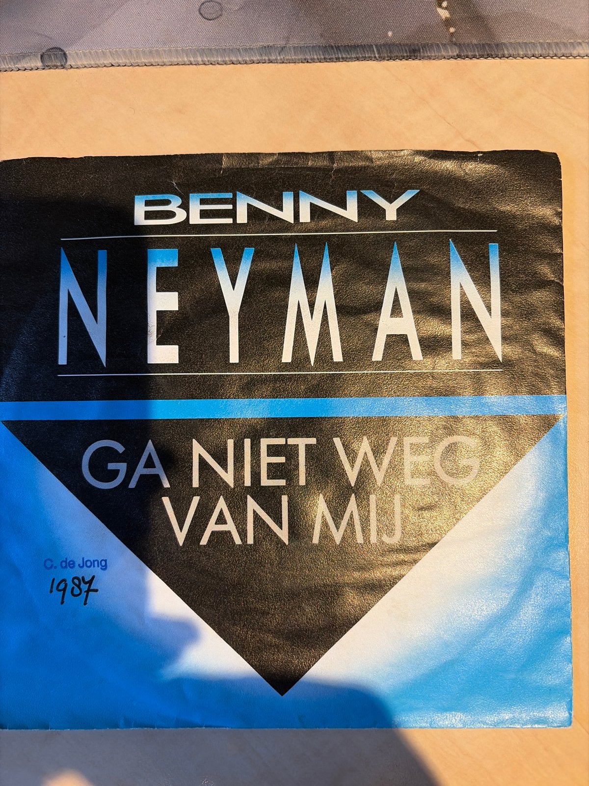 Benny Neyman - Ga Niet Weg Van Mij (Single, 1987), Gebruikt, 7 inch, Ophalen of Verzenden, EP