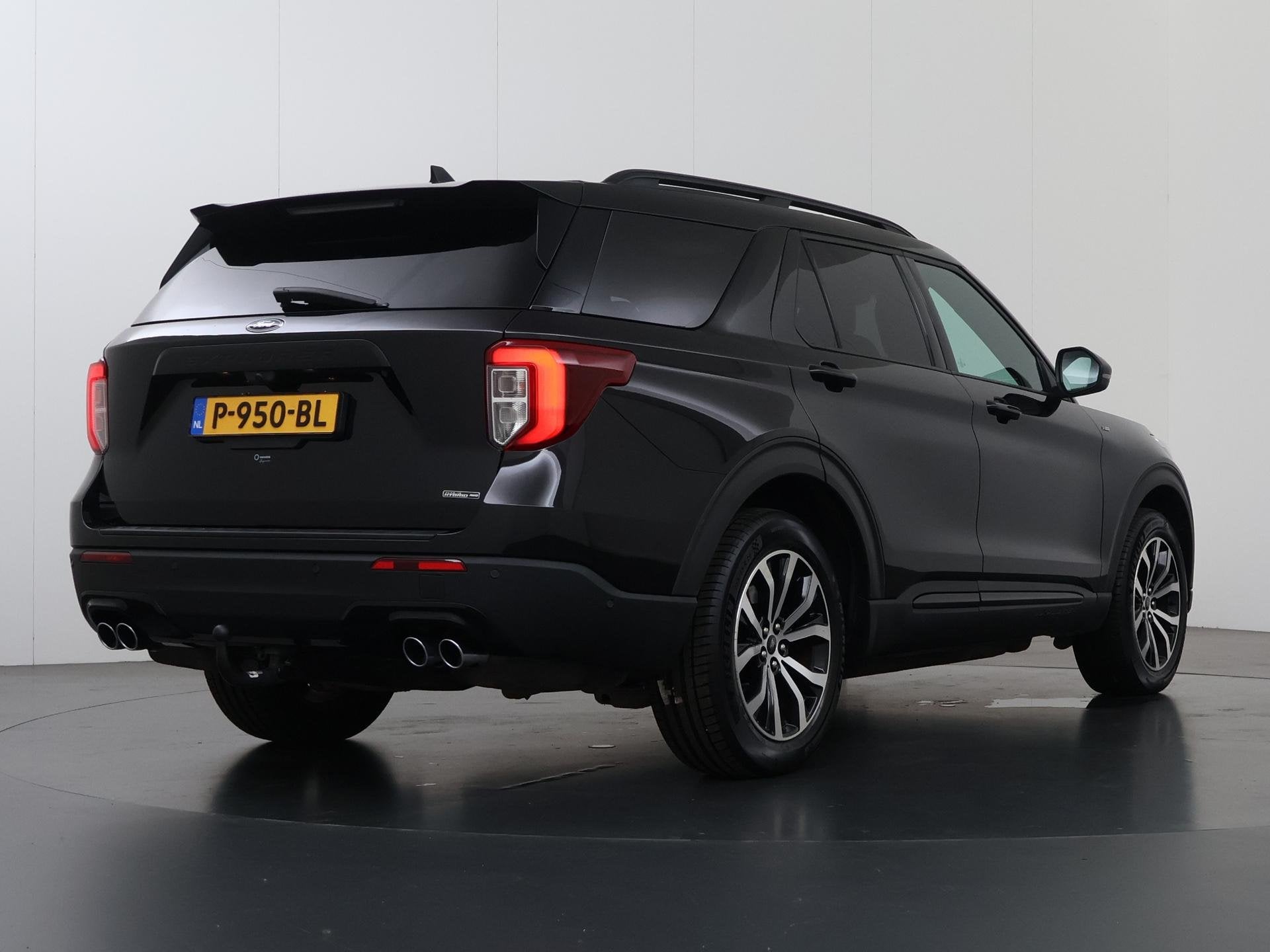 Ford Explorer 3.0 V6 EcoBoost PHEV ST-Line | Trekhaak | Pano, Auto's, Automaat, 14 kWh, 2441 kg, Zwart