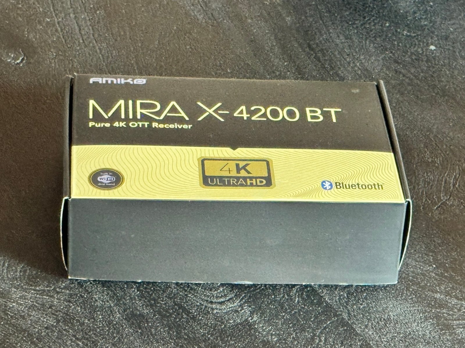Amiko MIRA X-4200 BT 4K OTT Receiver – Zo goed als nieuw, Ophalen of Verzenden, Zo goed als nieuw