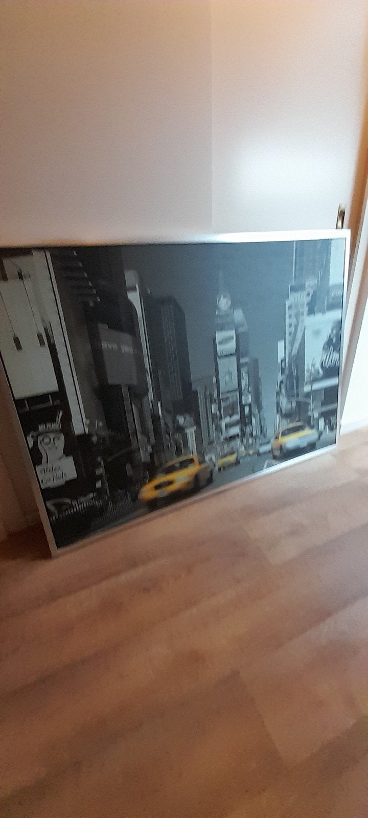 Alleby New York Times Square Print 100x140 cm, Ophalen, Print, Print/reproductie