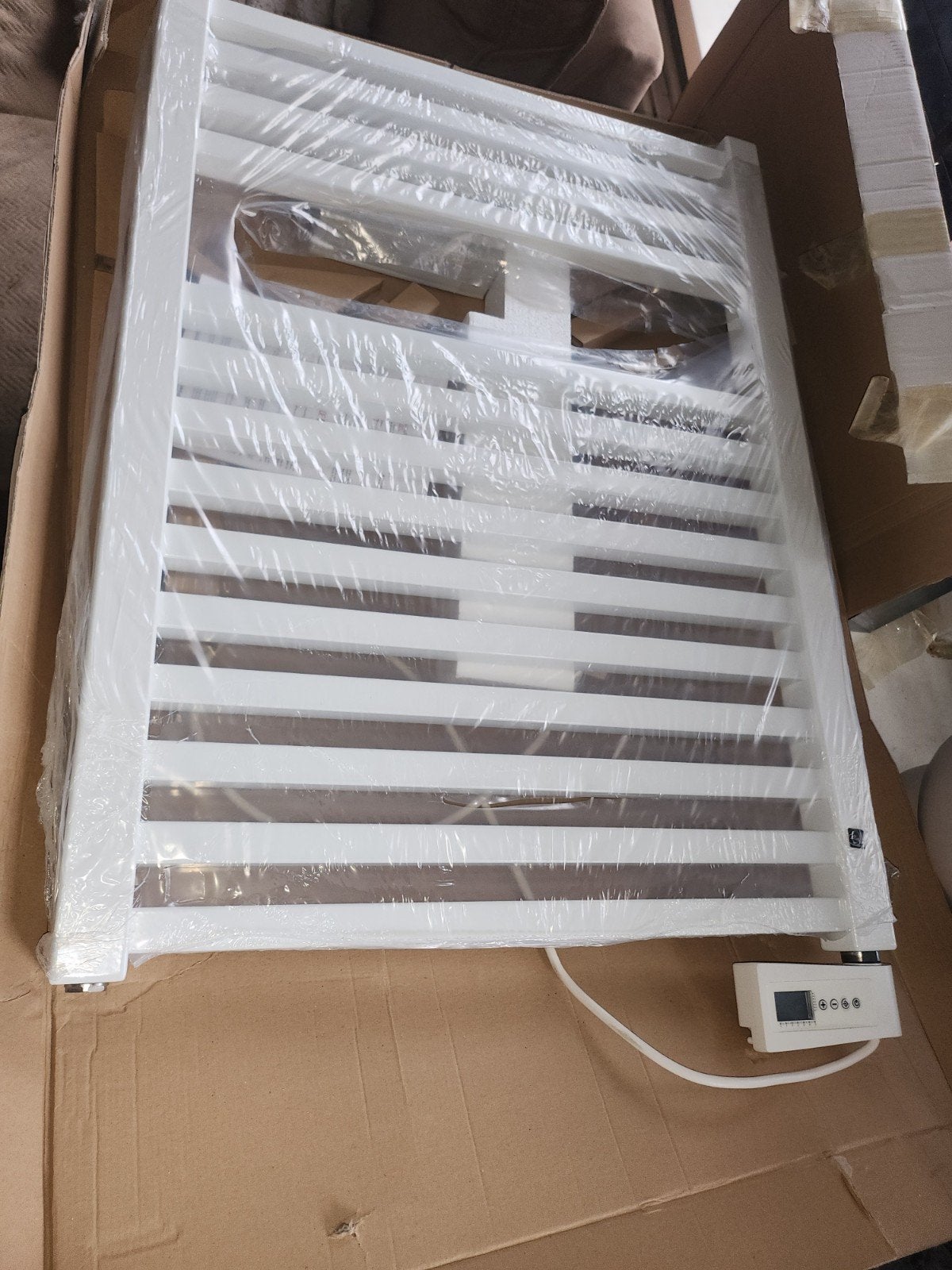 Nieuwe Plieger Roma Elektrische Handdoekradiator Wit, 30 tot 80 cm, Radiator, Nieuw, Minder dan 60 cm
