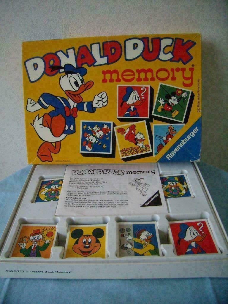 Disney memoryspel Donald Duck, Verzamelen, Disney, Beeldje of Figuurtje, Donald Duck, Ophalen of Verzenden