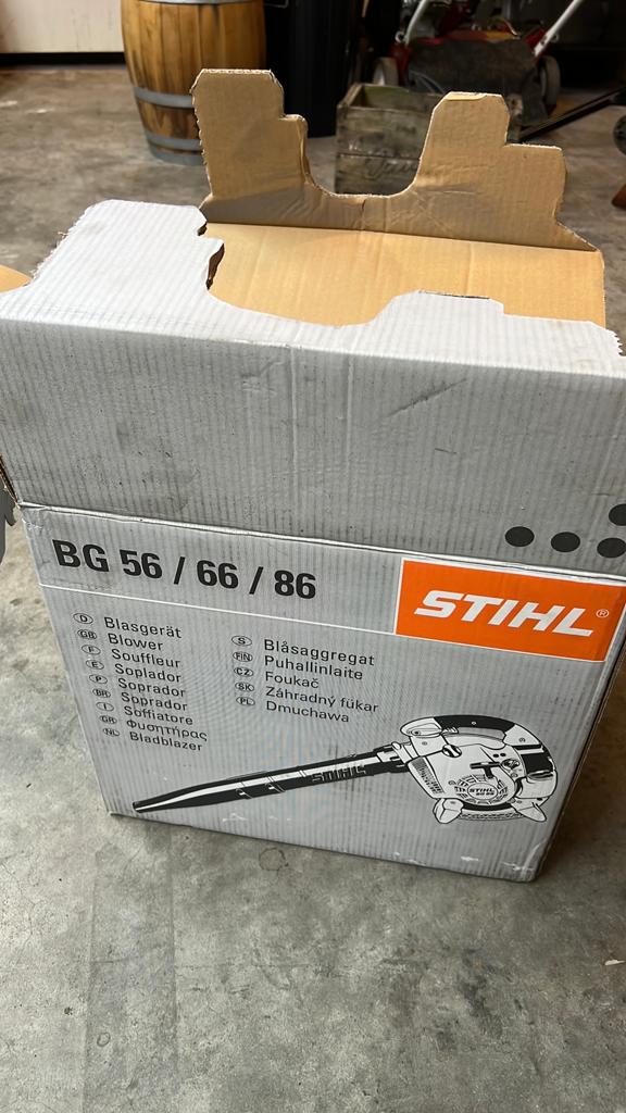 Stihl BG86 bladblazer - Nieuw! Overjarig model, Tuin en Terras, Bladblazers, Ophalen of Verzenden, Nieuw, Benzine