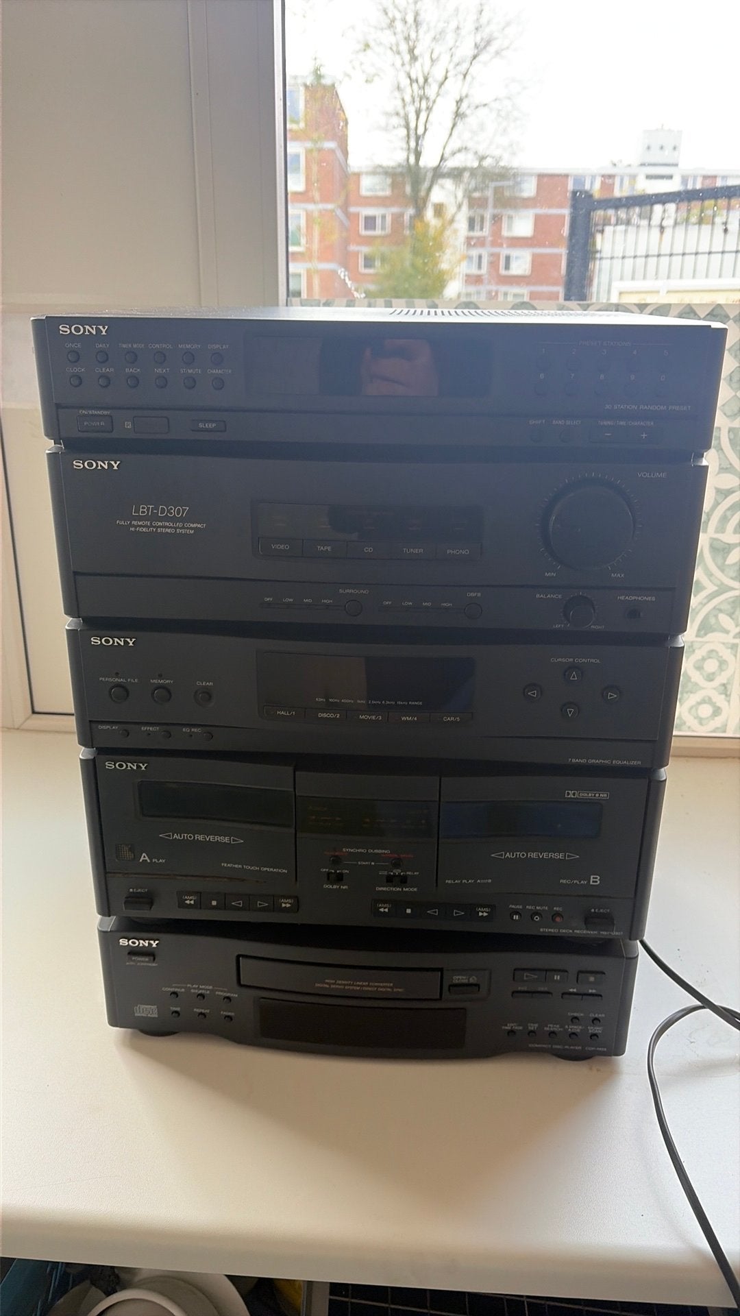 Stereo toren voor de hobby, Ophalen, Gebruikt, Sony