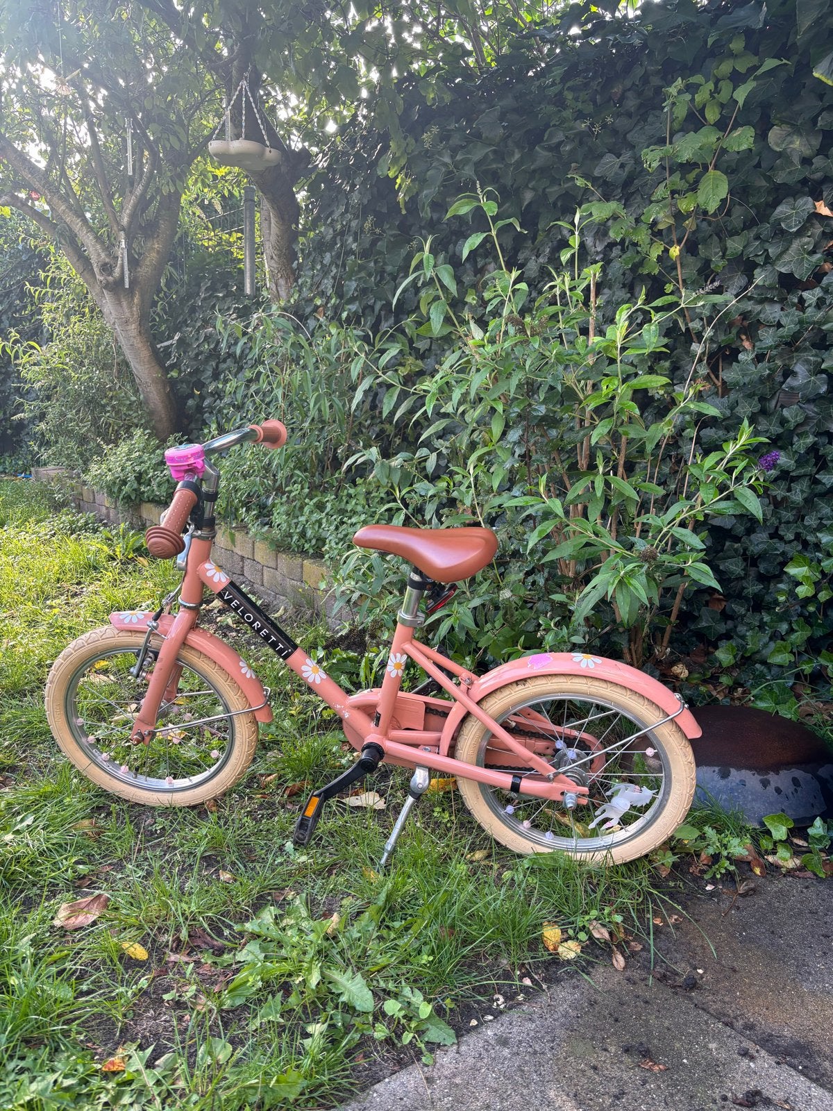 Veloretti Maxi Blazing Salmon kinderfiets, Ophalen, Gebruikt, Velgrem, 16 tot 20 inch