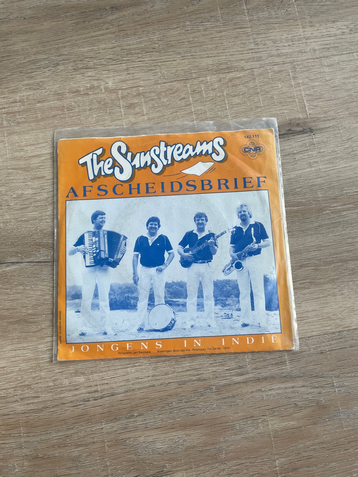 The Sunstreams - Afscheidsbrief / Jongens in Indie (Vinyl), Gebruikt, 7 inch, Ophalen of Verzenden, EP