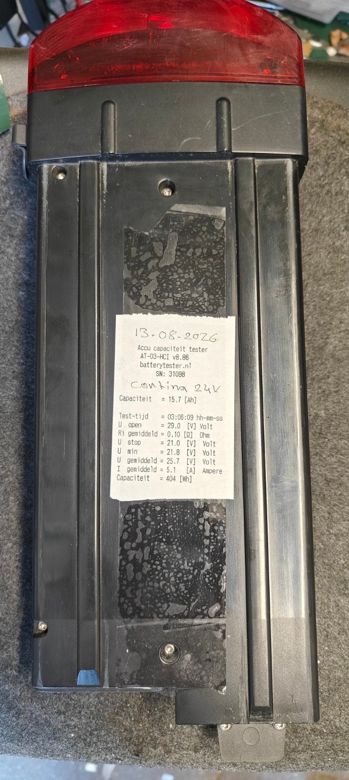 Cortina ecomo 24v accu 400Wh, Ophalen of Verzenden, Zo goed als nieuw