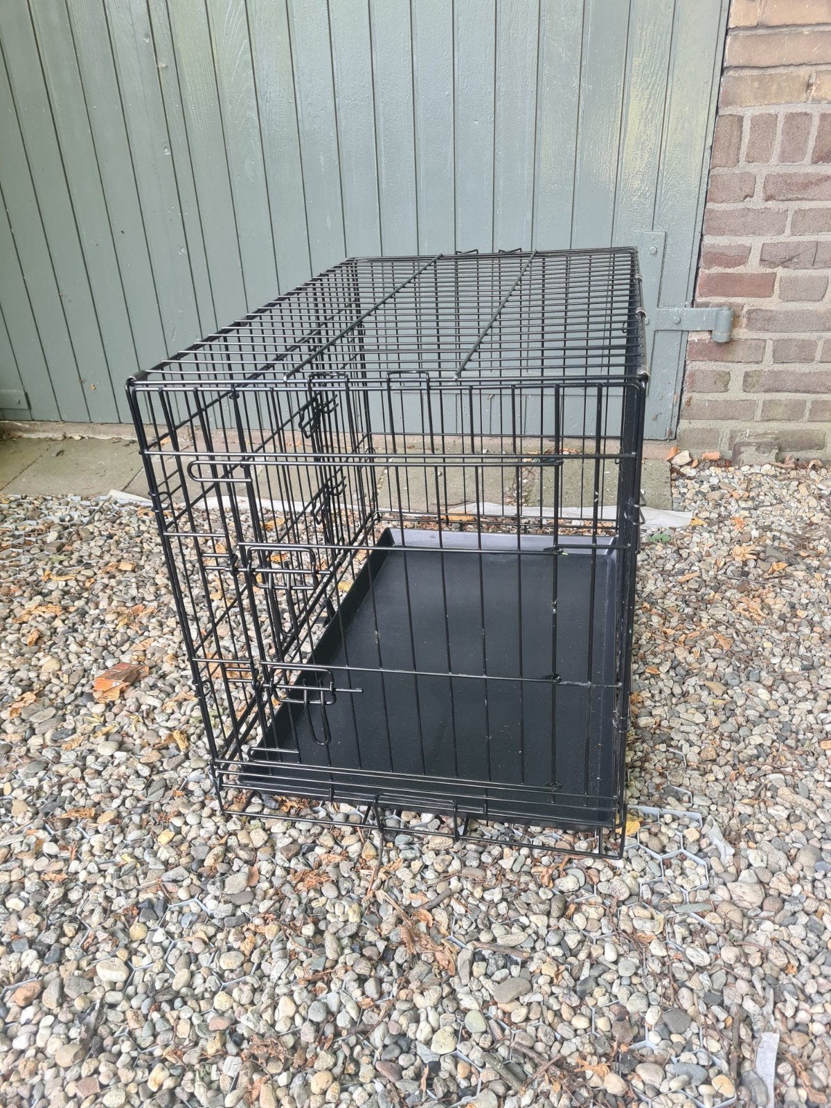Grote zwarte bench voor hond of kat., Ophalen, Gebruikt, 75 tot 110 cm, Minder dan 65 cm
