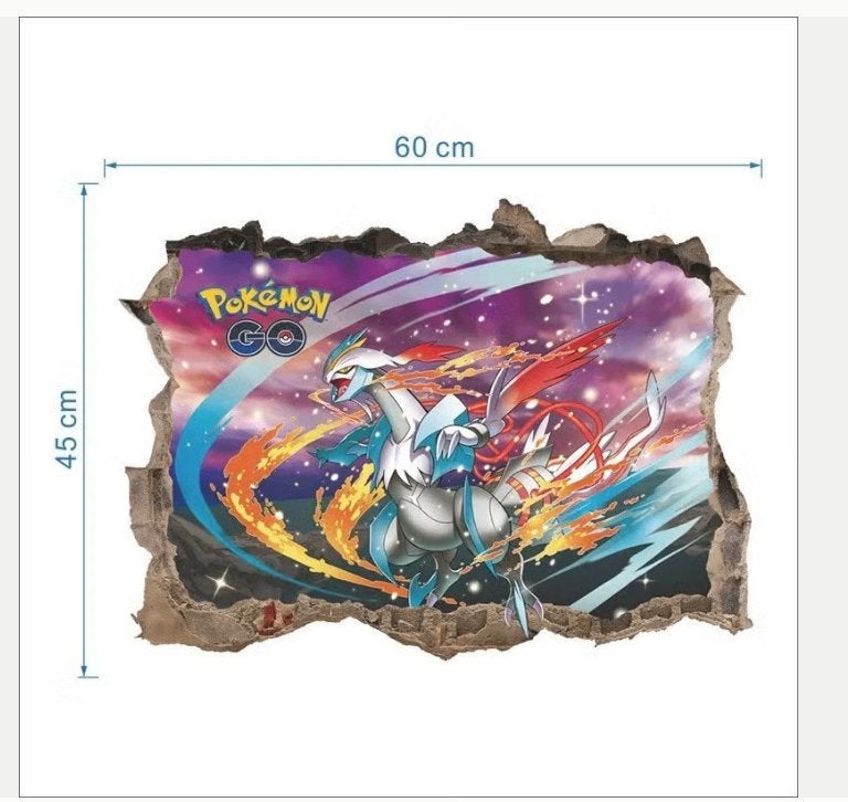 Pokemon Go muursticker van PVC materiaal (60x45cm), Ophalen of Verzenden, Nieuw, Lamp