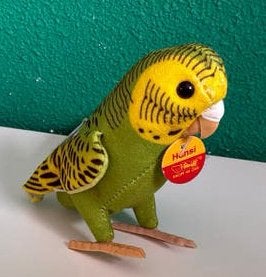 Steiff “ HANSI” de grasparkiet, Ophalen of Verzenden, Nieuw, Steiff