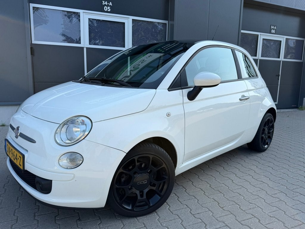 Fiat 500 0.9 85pk TwinAir Turbo Lounge 2012 Wit | Airco, Voorwielaandrijving, Euro 5, Elektrische ramen, 31 €/maand